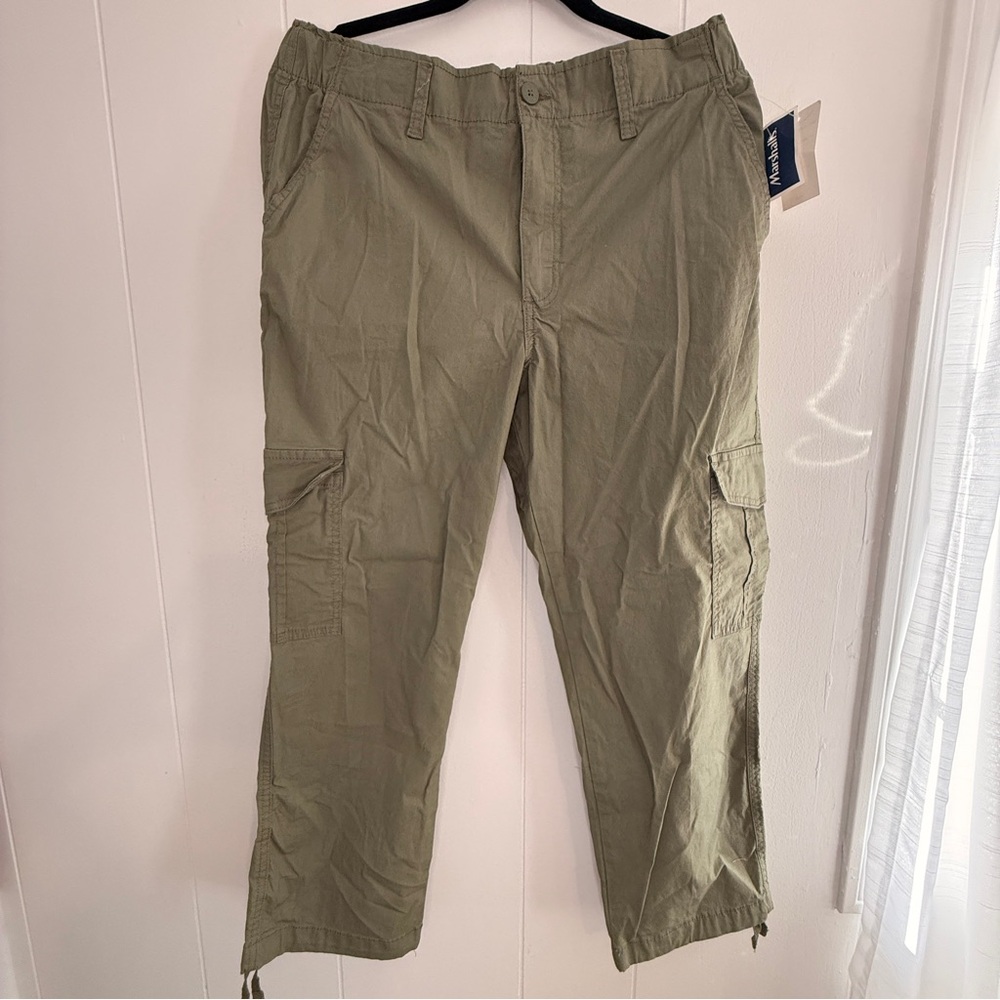 Sanctuary Sage Green Cargo Crop Pants